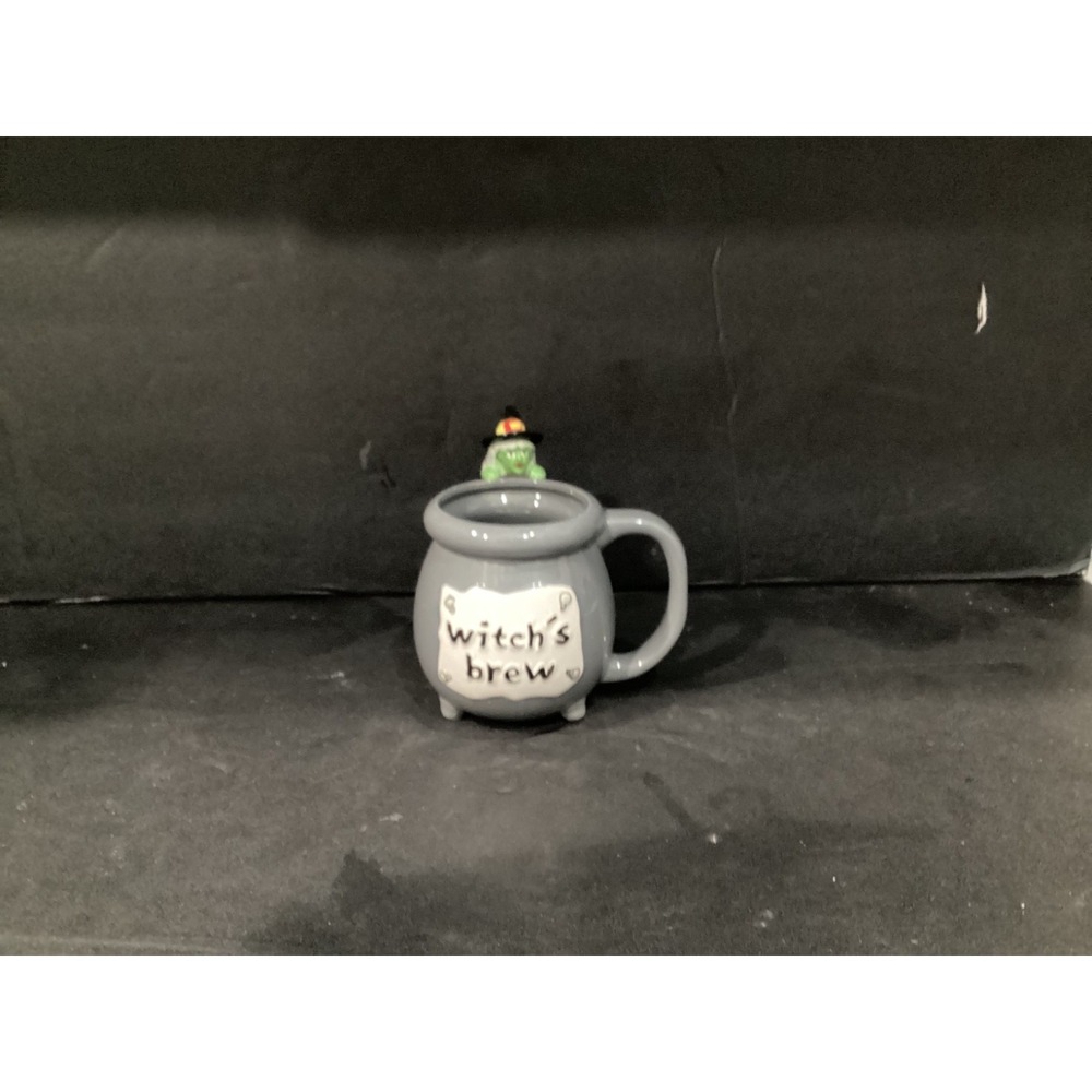 222 Fifth Witch's Brew Mug 3D Halloween Couldron